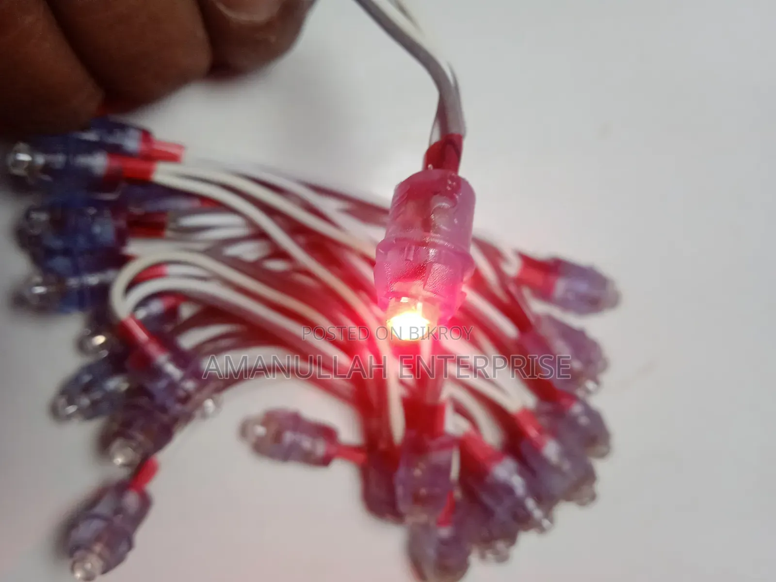 Buy 3v-5v Single Color Red LED Light String | High Brightness (5 Pcs)