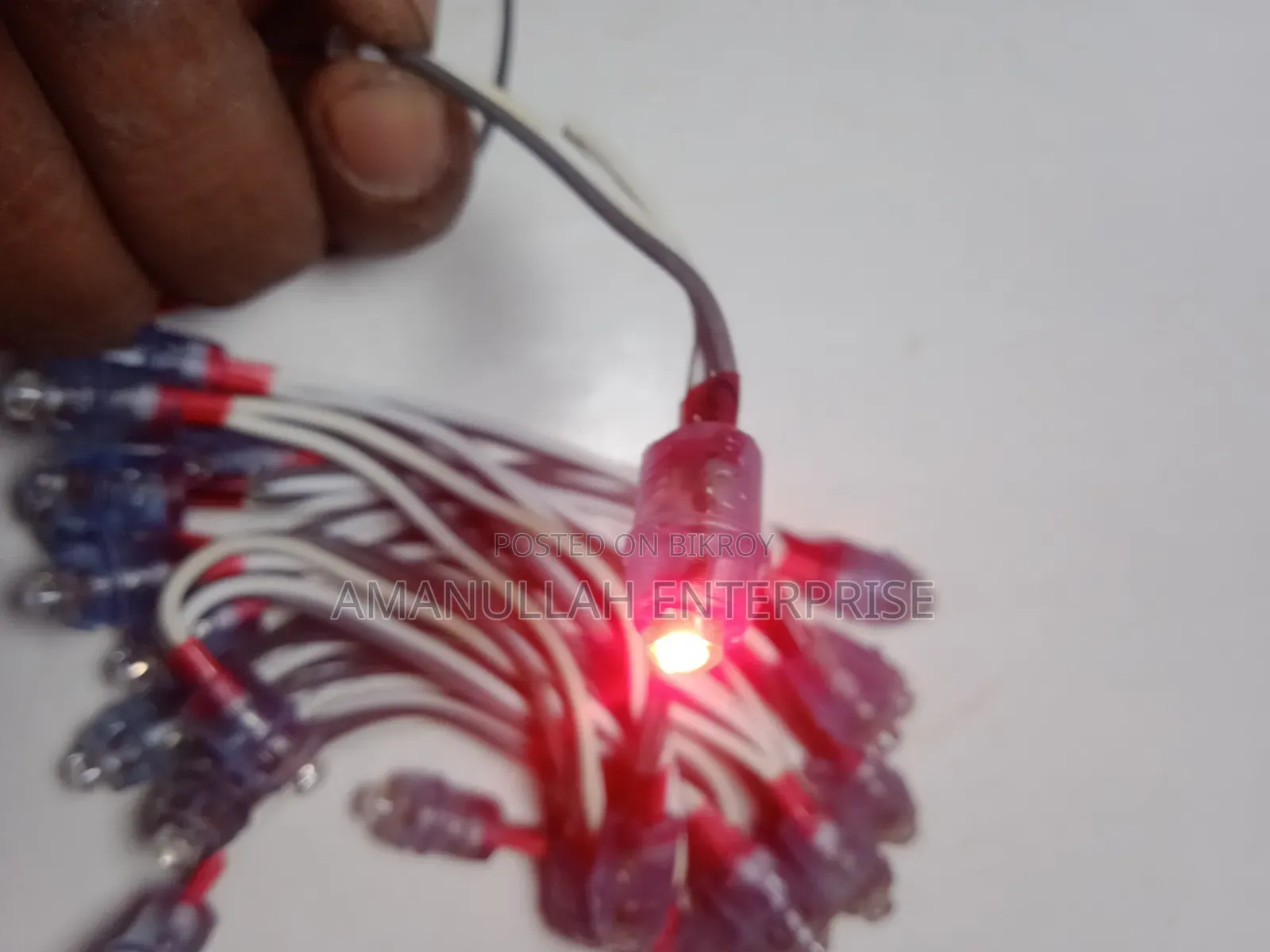Buy 3v-5v Single Color Red LED Light String | High Brightness (5 Pcs)