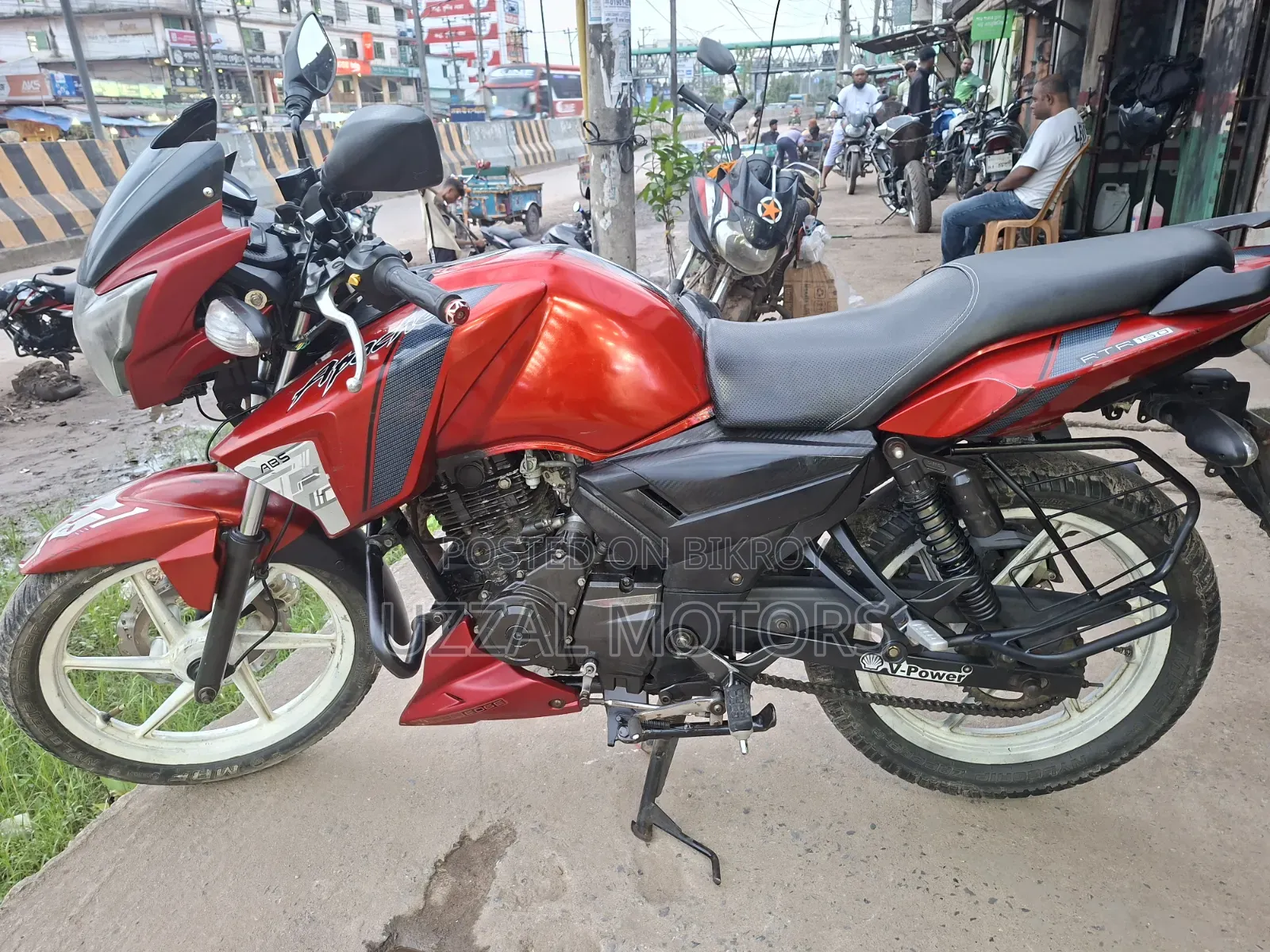 টিভিএস অ্যাপাচি আরটিআর ১৬০ টুভি ২০১৪ রেড