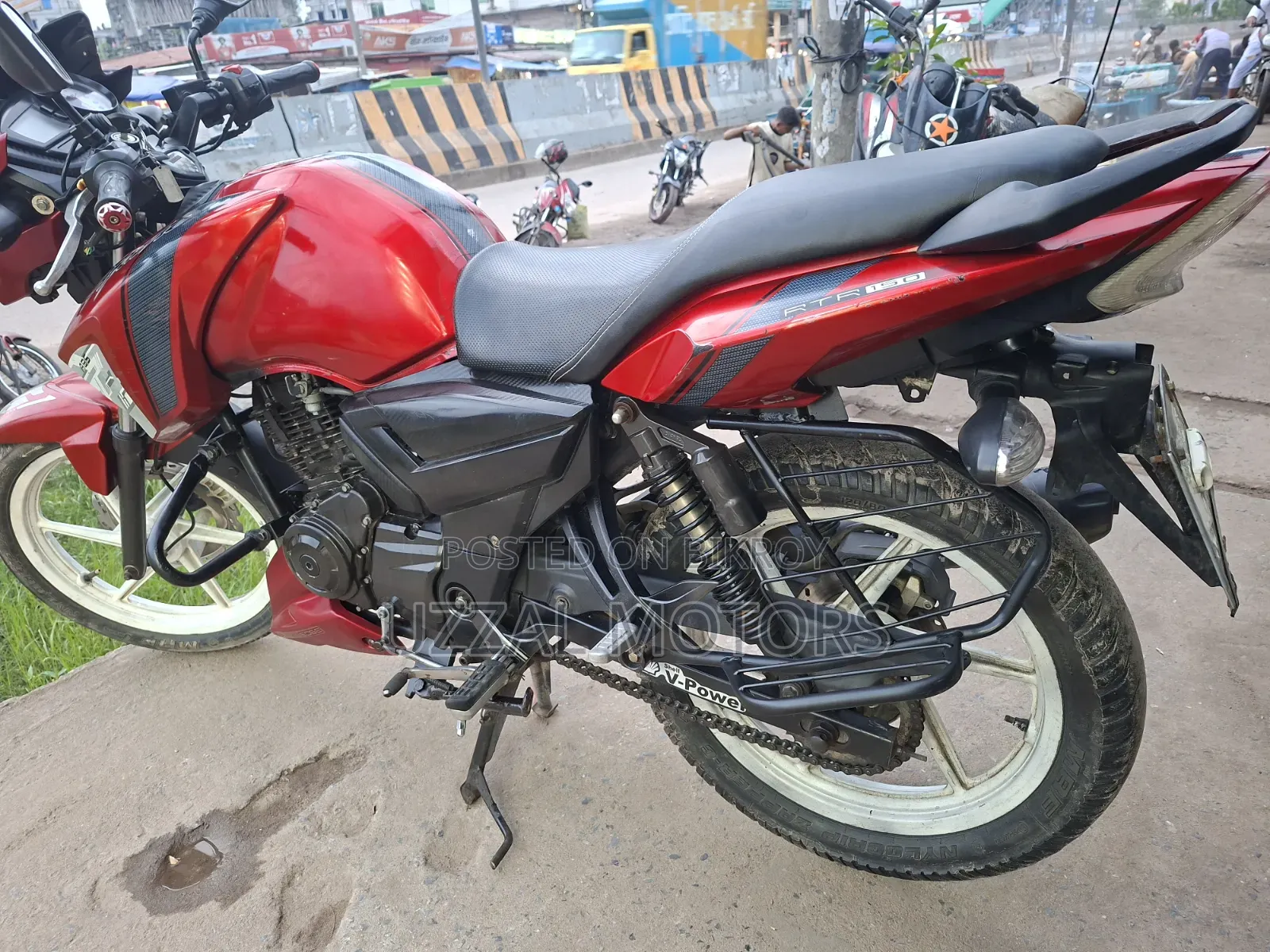 টিভিএস অ্যাপাচি আরটিআর ১৬০ টুভি ২০১৪ রেড