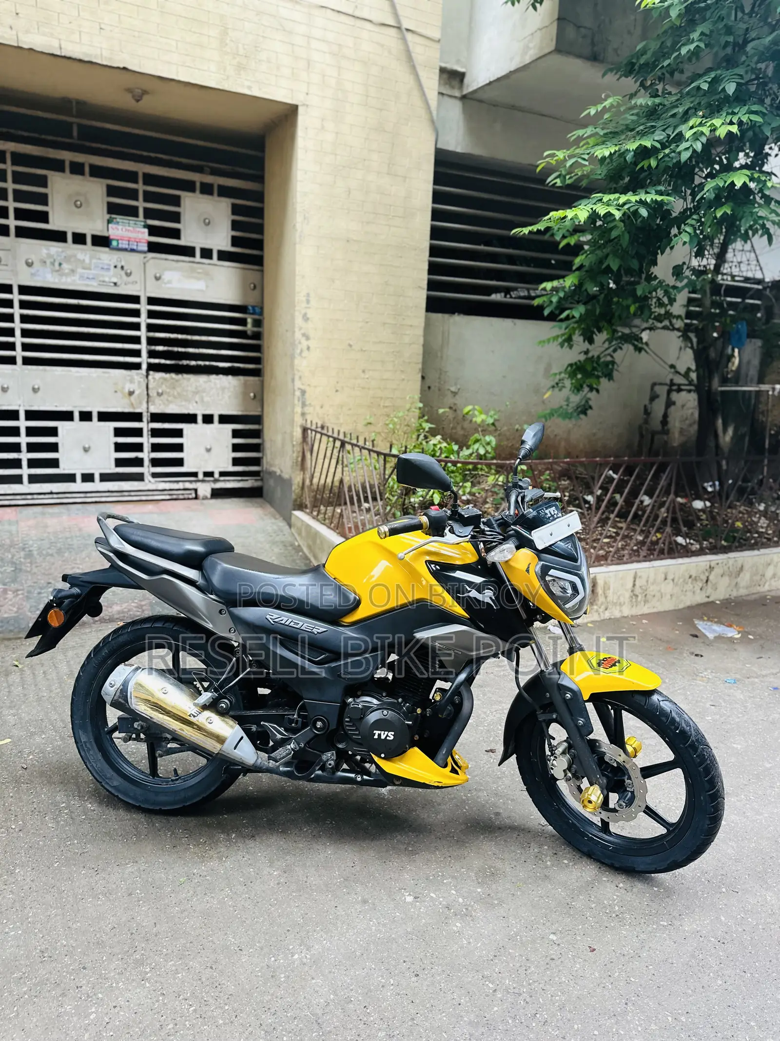 টিভিএস রাইডার ১২৫ ২০২৫ হলুদ