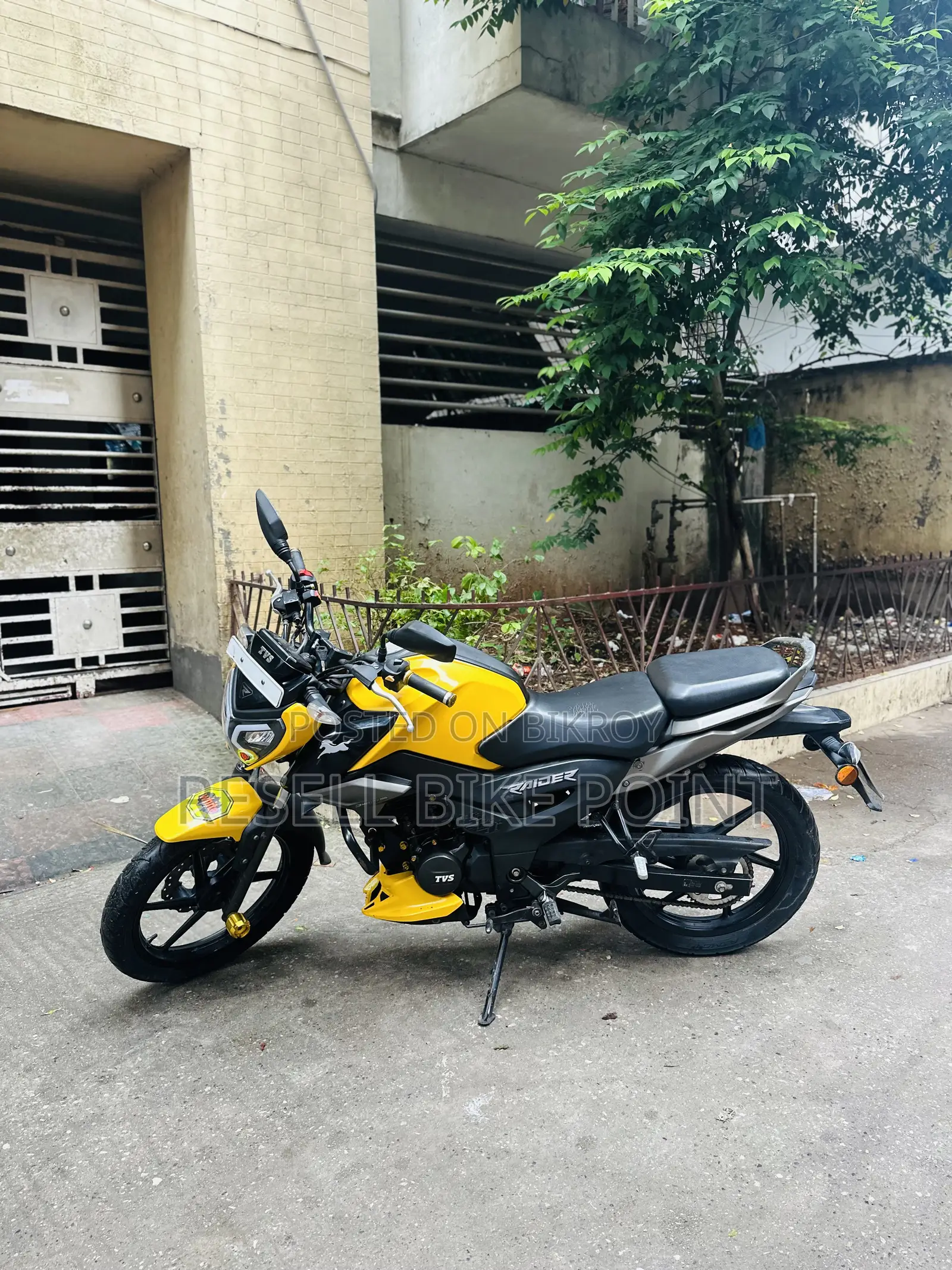 টিভিএস রাইডার ১২৫ ২০২৫ হলুদ