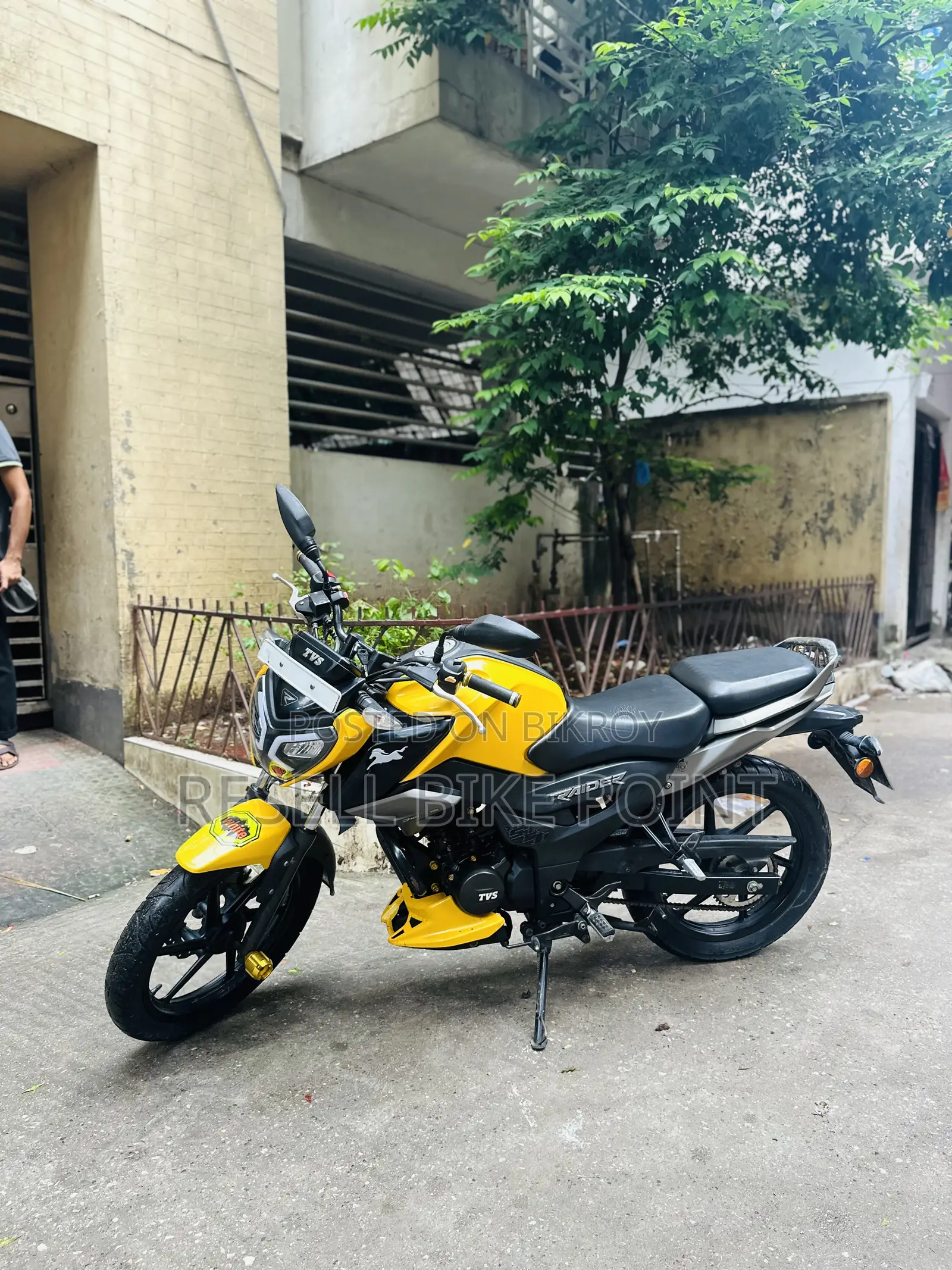 টিভিএস রাইডার ১২৫ ২০২৫ হলুদ