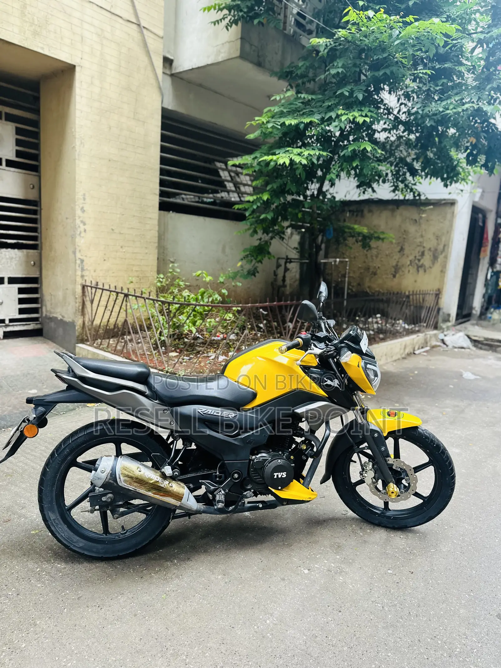 টিভিএস রাইডার ১২৫ ২০২৫ হলুদ