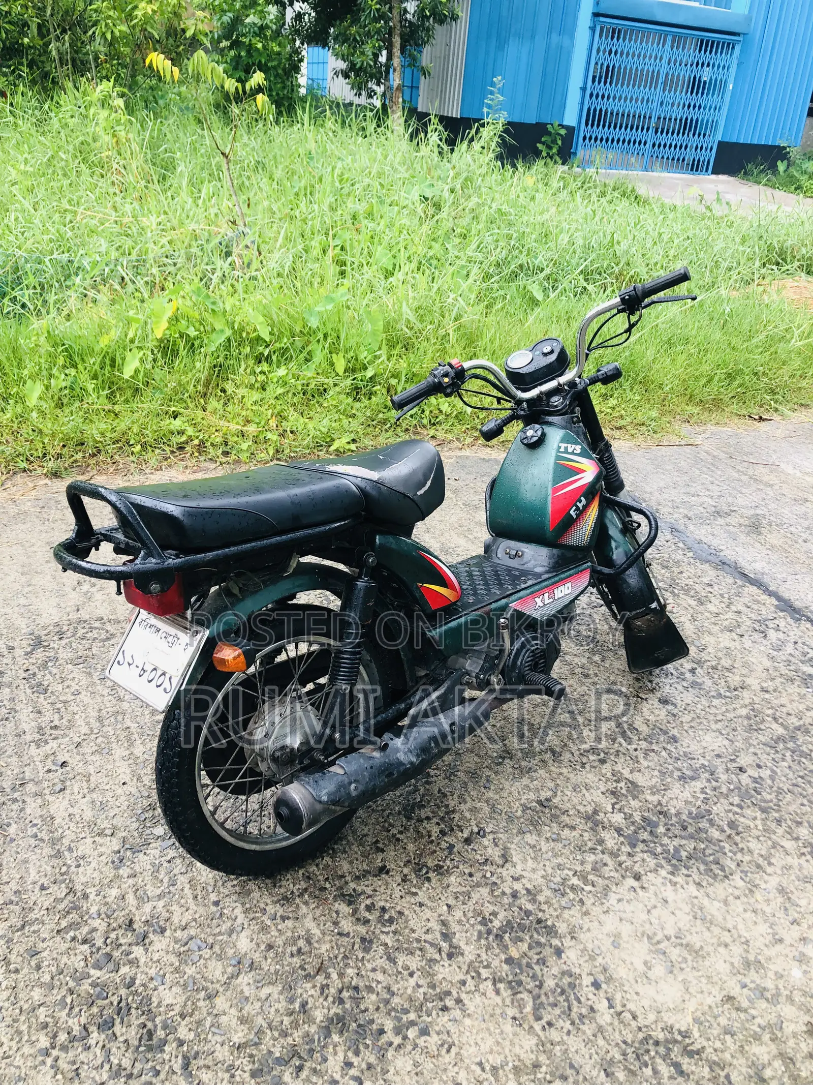 TVS XL 100 2019 Green