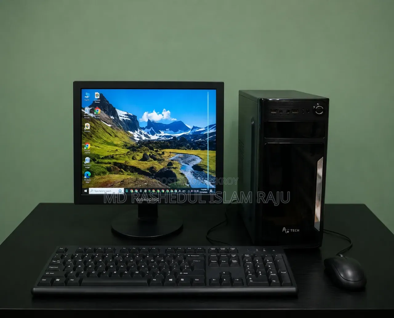 Desktop Computer 8GB Intel Core 2 Duo HDD+SSD 1T