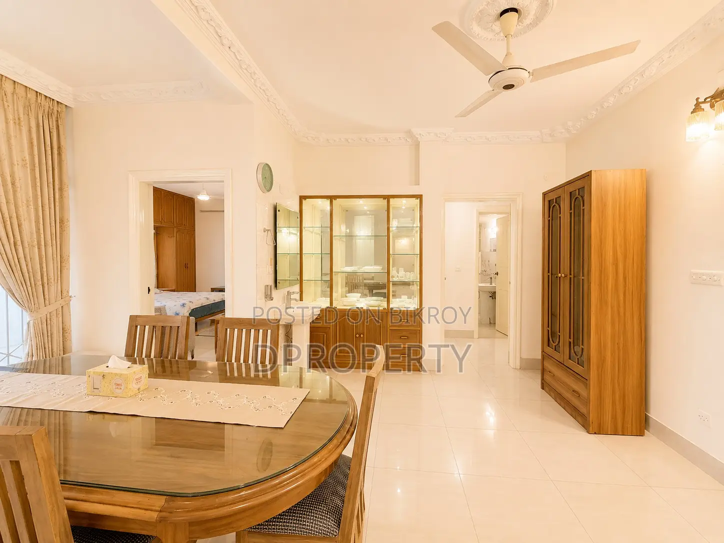Furnished 3-bedroom Apartment in Uttara for rent