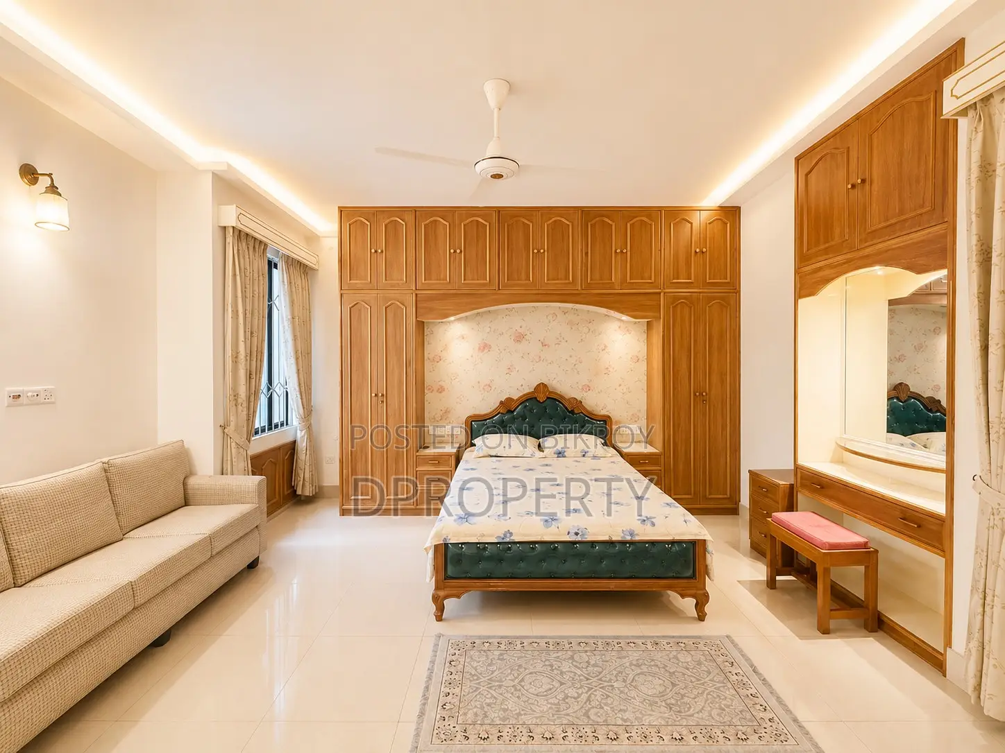 Furnished 3-bedroom Apartment in Uttara for rent