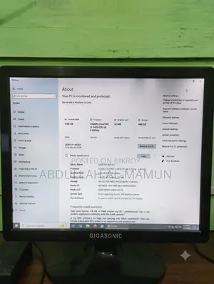 Desktop Computer Gigabyte 8GB Intel Core i5 HDD 500GB