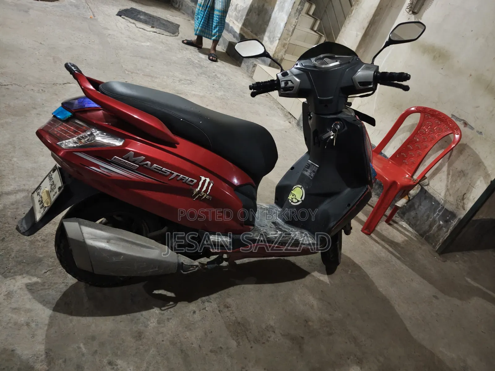 হিরো মেস্ত্রো এজ ২০১৯ লাল