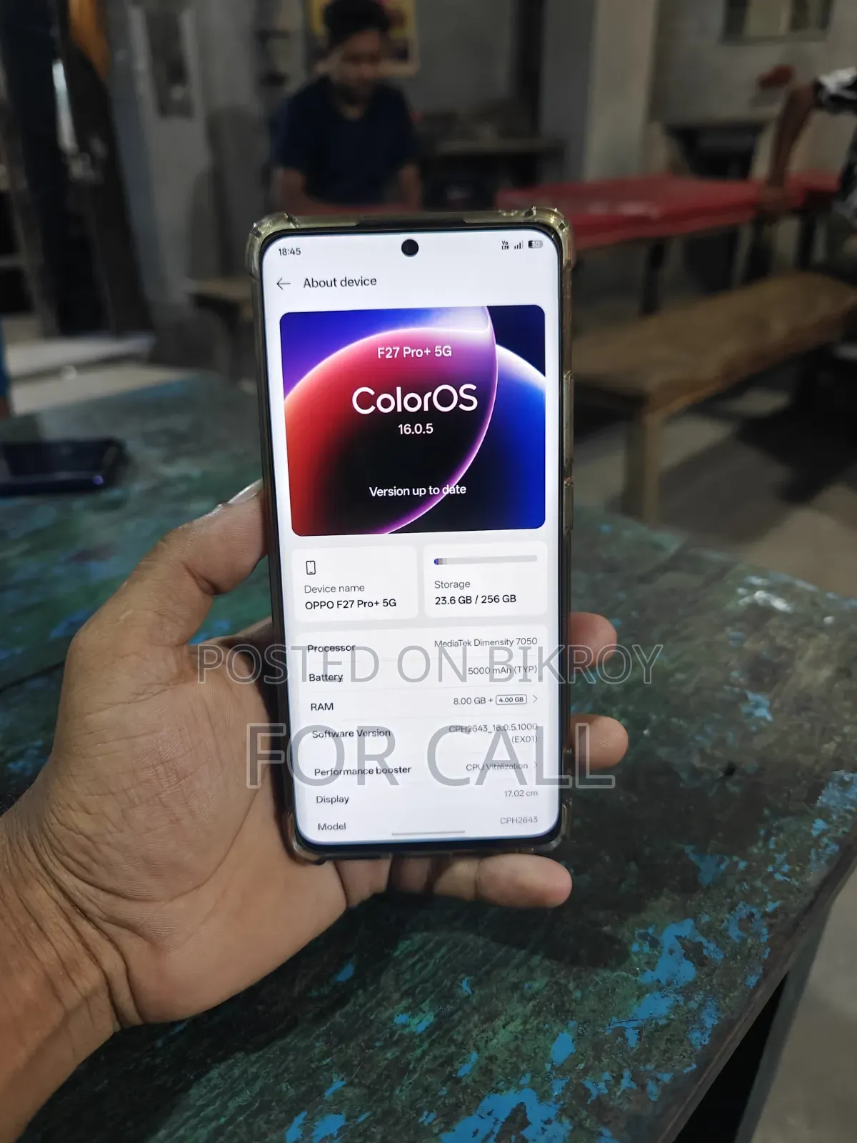 Oppo F27 Pro+ 256 GB Silver