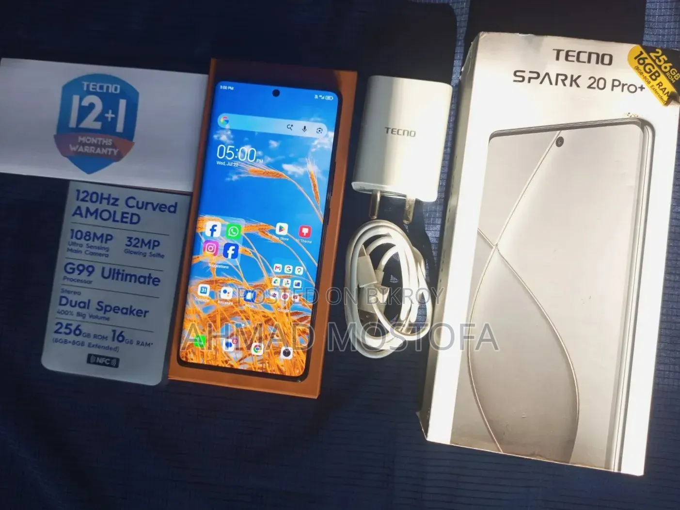 Tecno Spark 20 Pro Plus 256 GB Blue