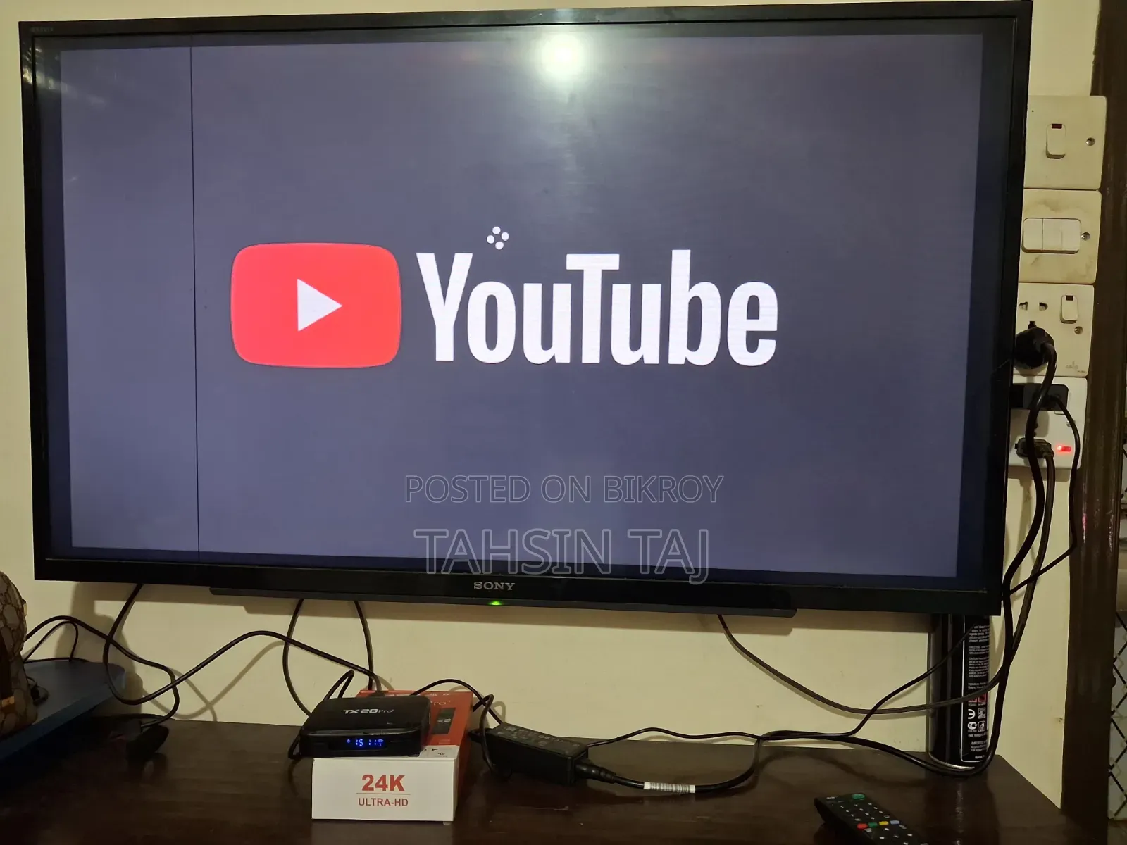 Sony Bravia TV With TV Android Box