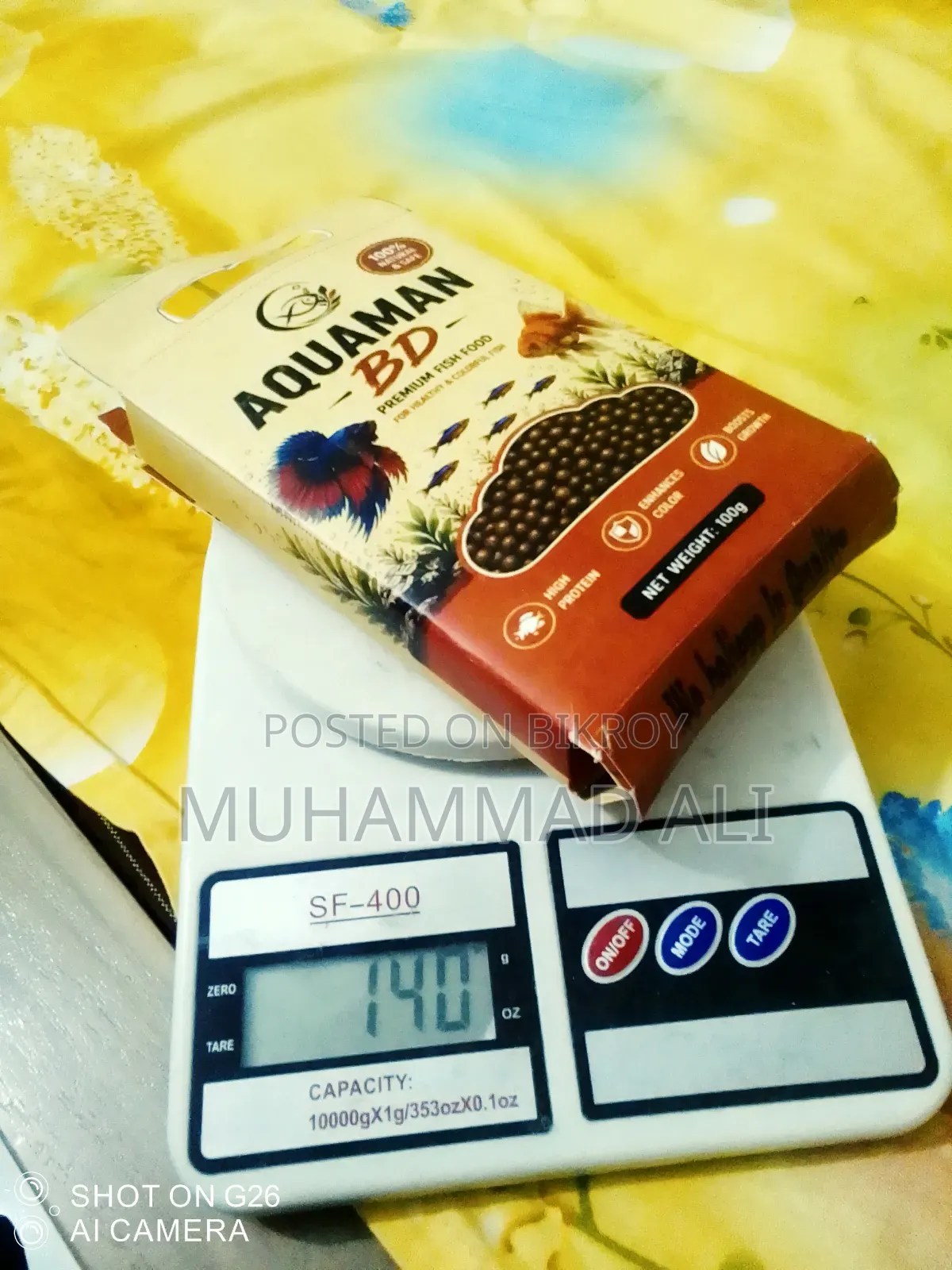 Aquaman Bd Premium Fish Food.