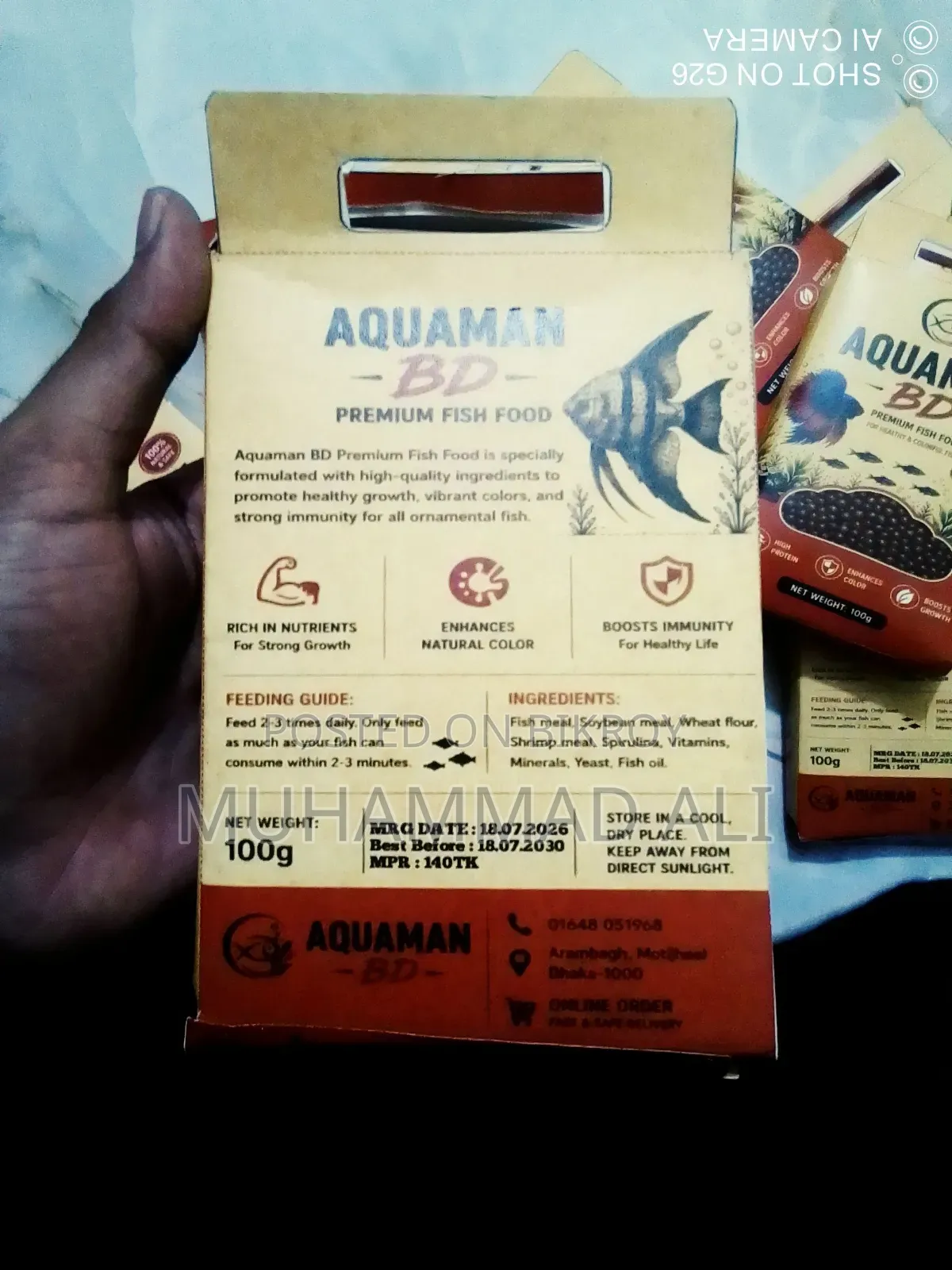 Aquaman Bd Premium Fish Food.