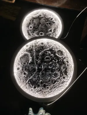 3D Wall Moon Lamp