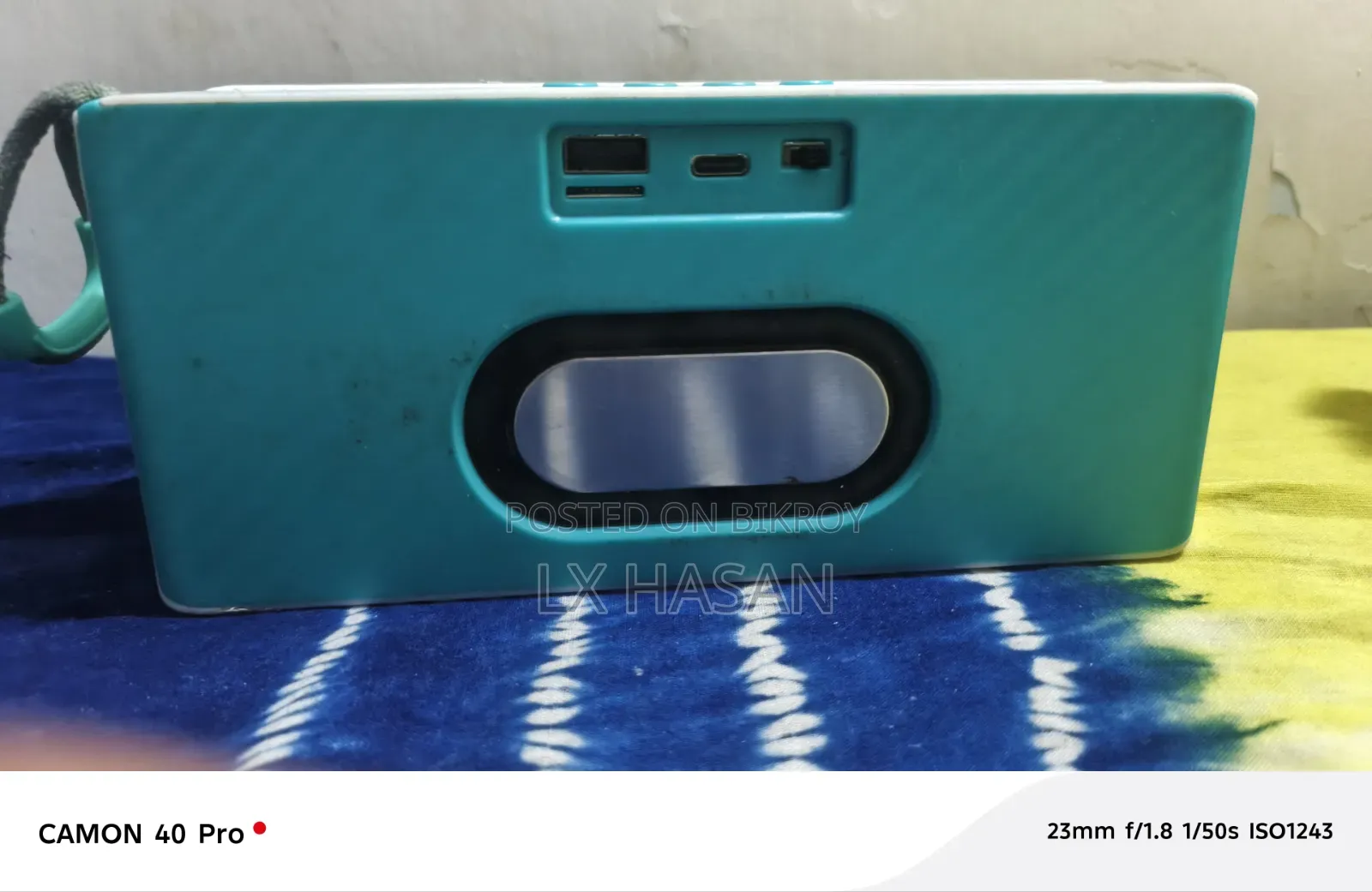 Speaker will be sold