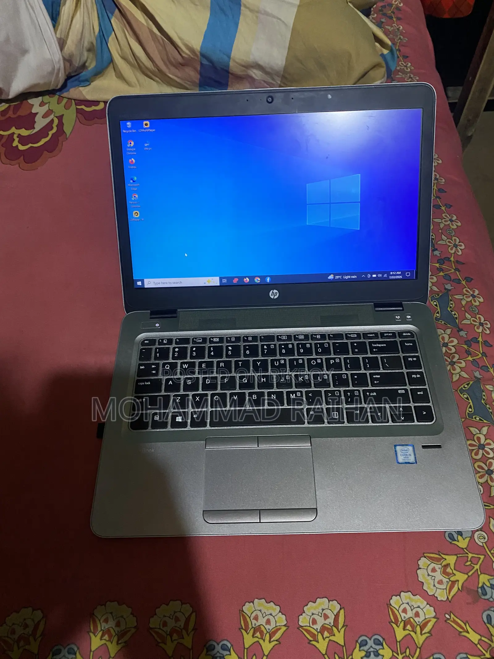 Laptop HP EliteBook 840 G3 8GB Intel Core I5 eMMC 256GB