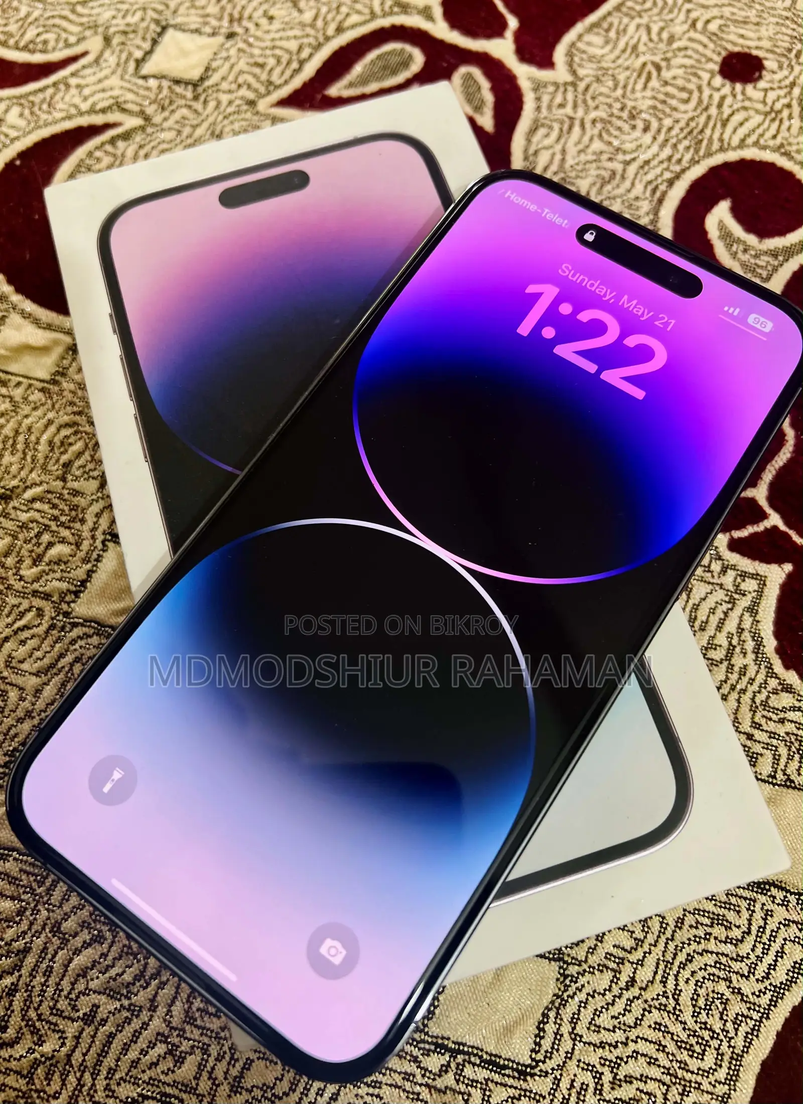 New Apple iPhone 14 Pro Max 256 GB Purple