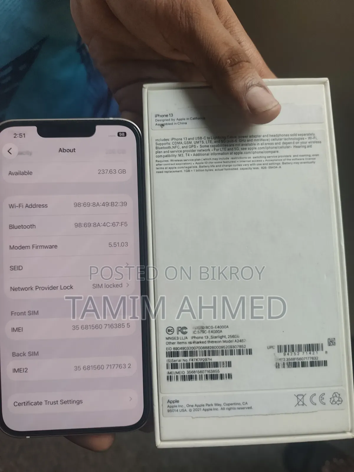 Apple iPhone 13 256 GB White