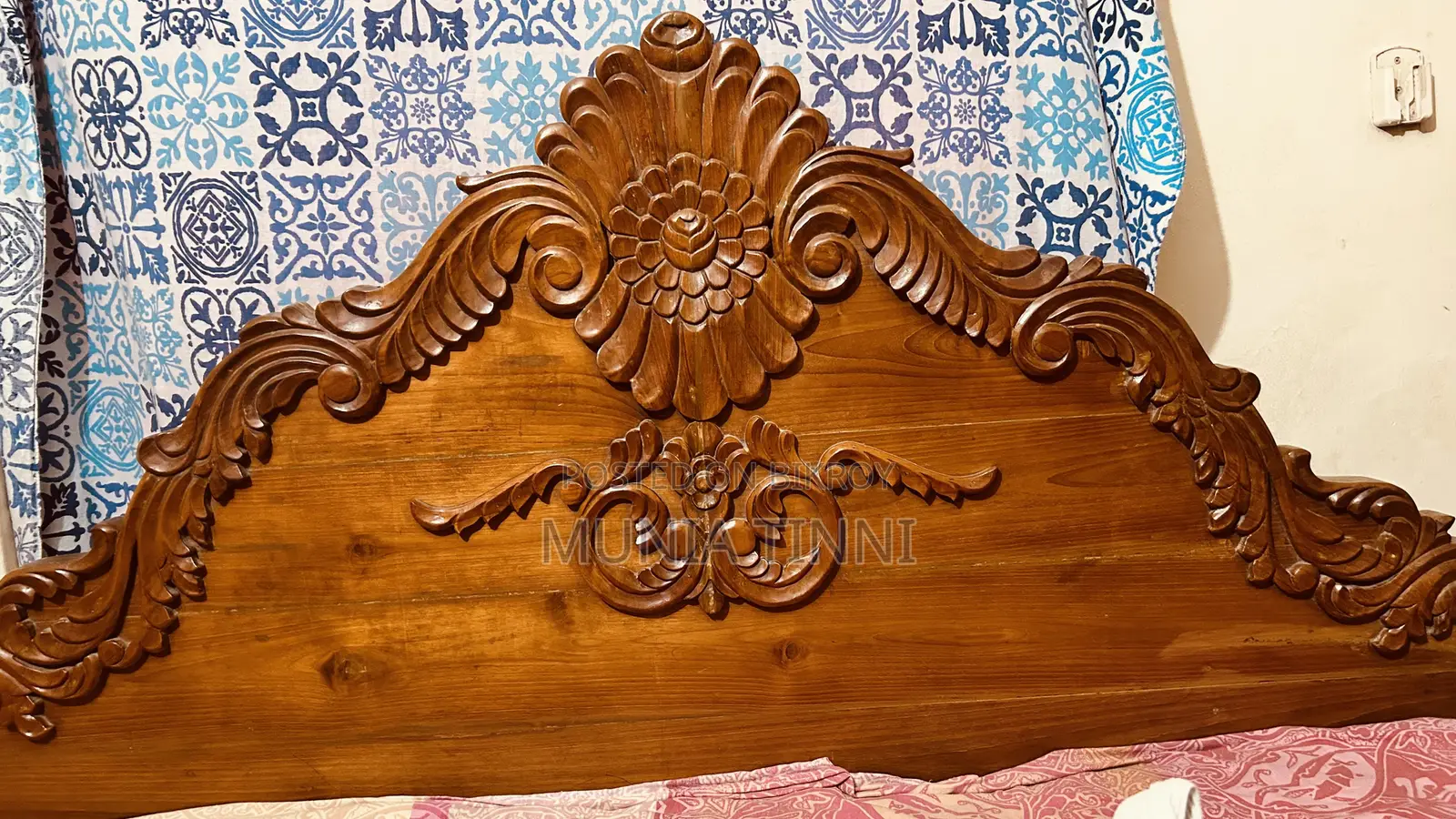 Urgent Segun Wood Bed for Sale