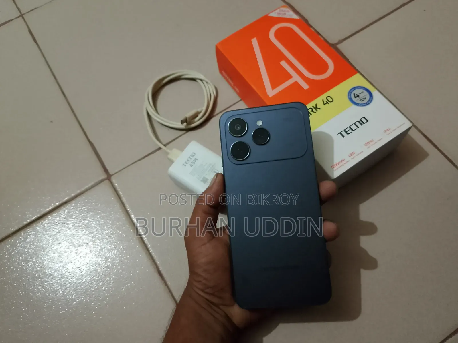 Tecno Spark 40 256 GB Black