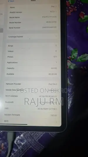 Apple iPad Pro 64 GB Silver