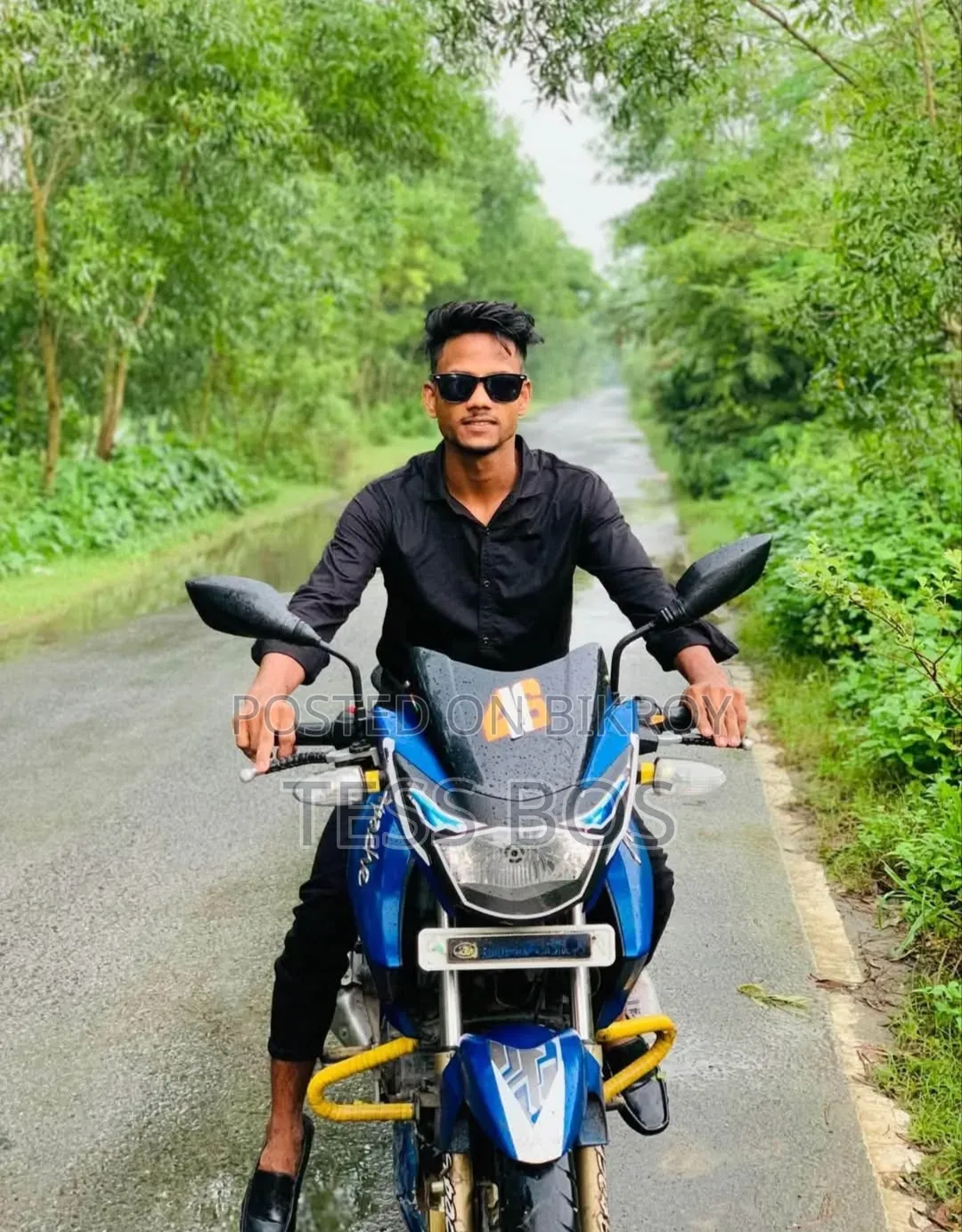 টিভিএস আপাচি আরটিআর ১৬০ টুভি এবিএস ২০২২ নীল