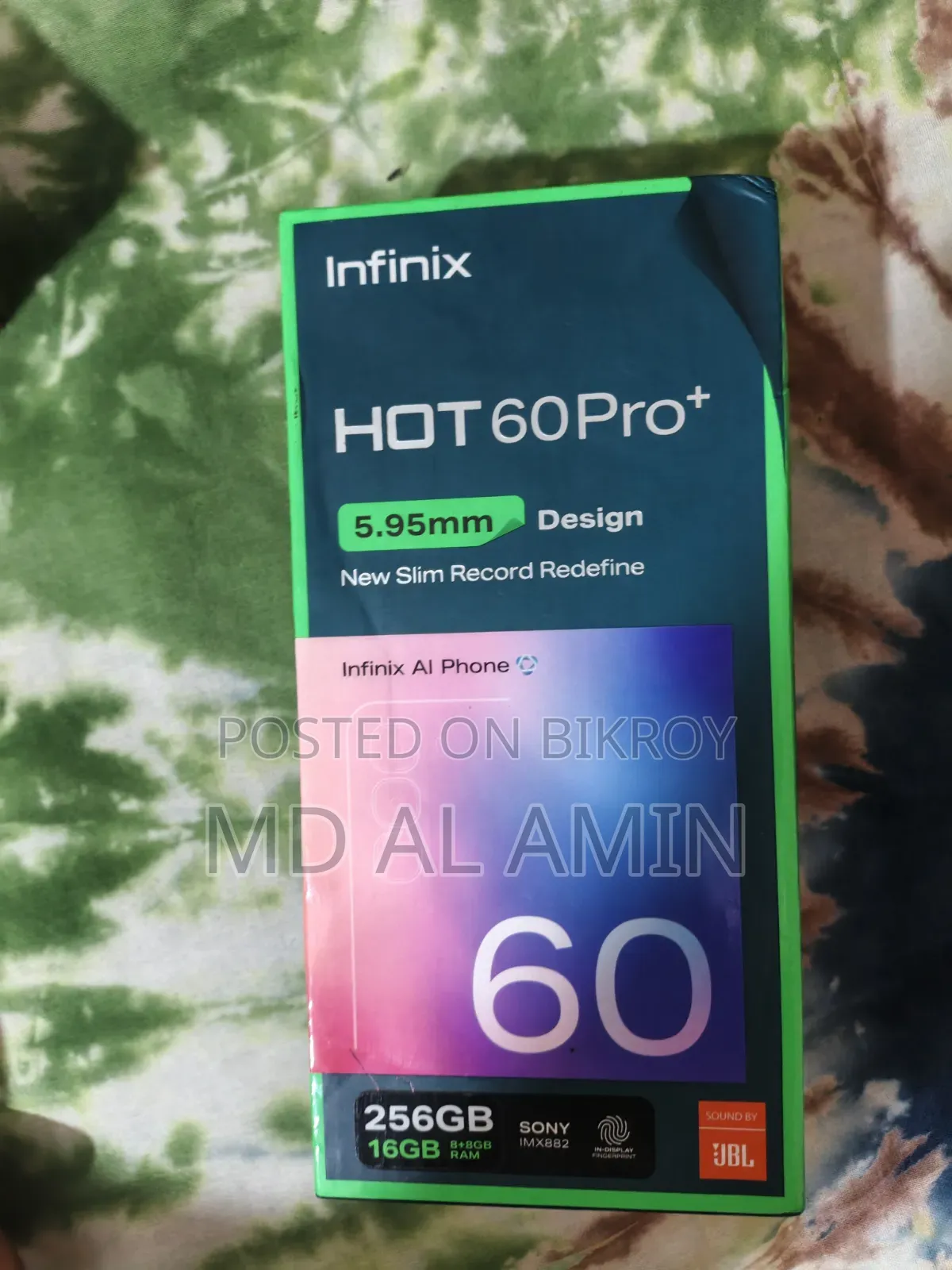 ইনফিনিক্স হট ৬০ প্রো+ ২৫৬ জিবি সিলভার
