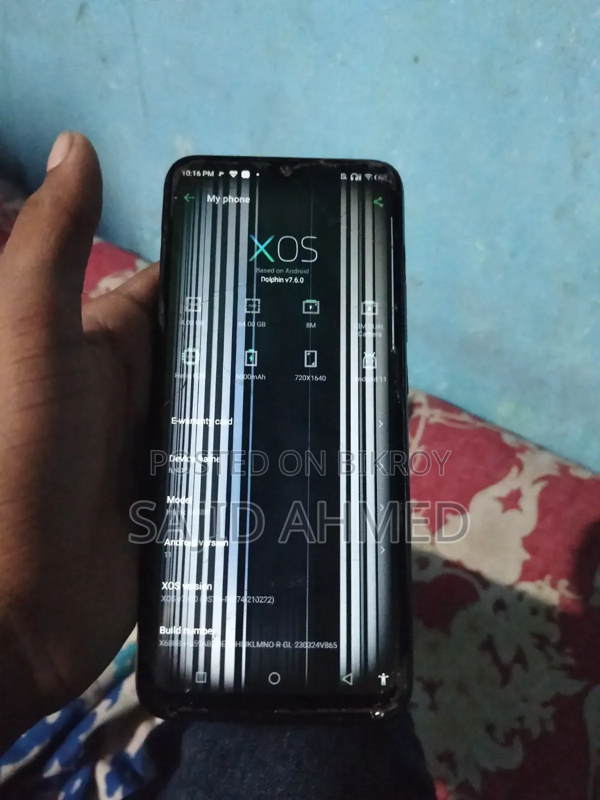Infinix Hot 11 Play 64 GB Black