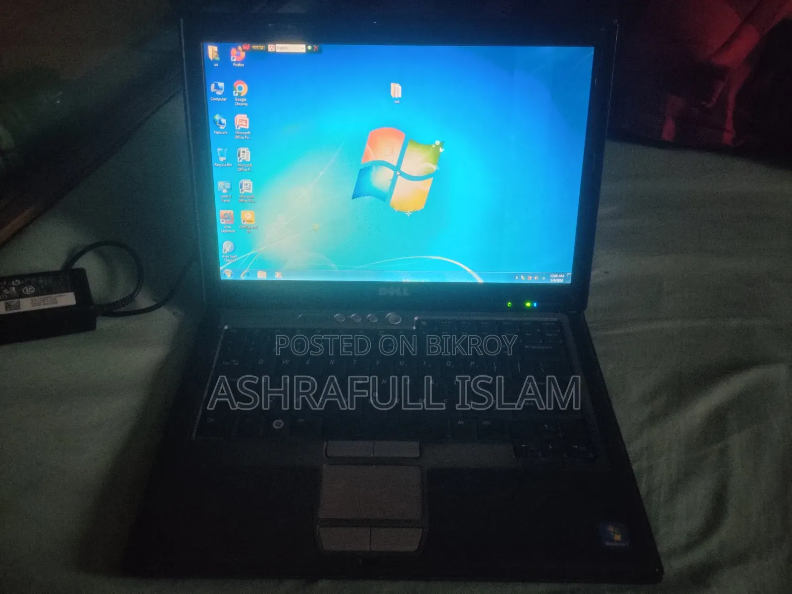 ল্যাপটপ ডেল ল্যাটিটিউড ৩৫৮০ ৪জিবি ইন্টেল কোর আই৩ এইচড্ডি ১২৮জিবি