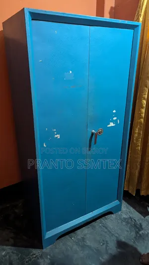 Strong and Good Condition 2-Door Steel Almirah for Sale