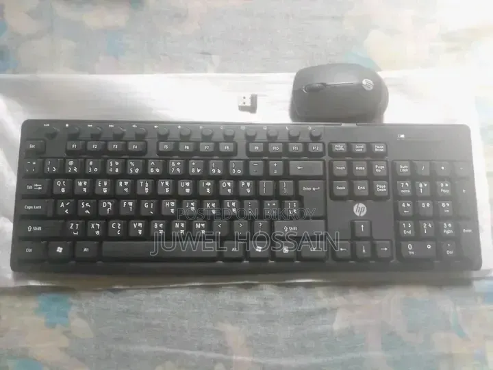 Desktop Computer Laptop, Wireless Keyboard and Mouse