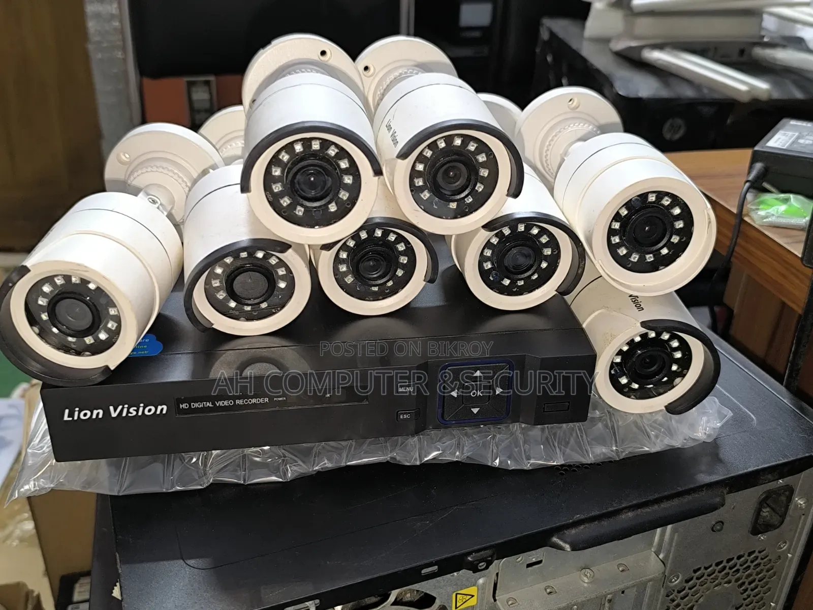 CCTV 8ch NVR 8pcs 2mp Bullet Camera