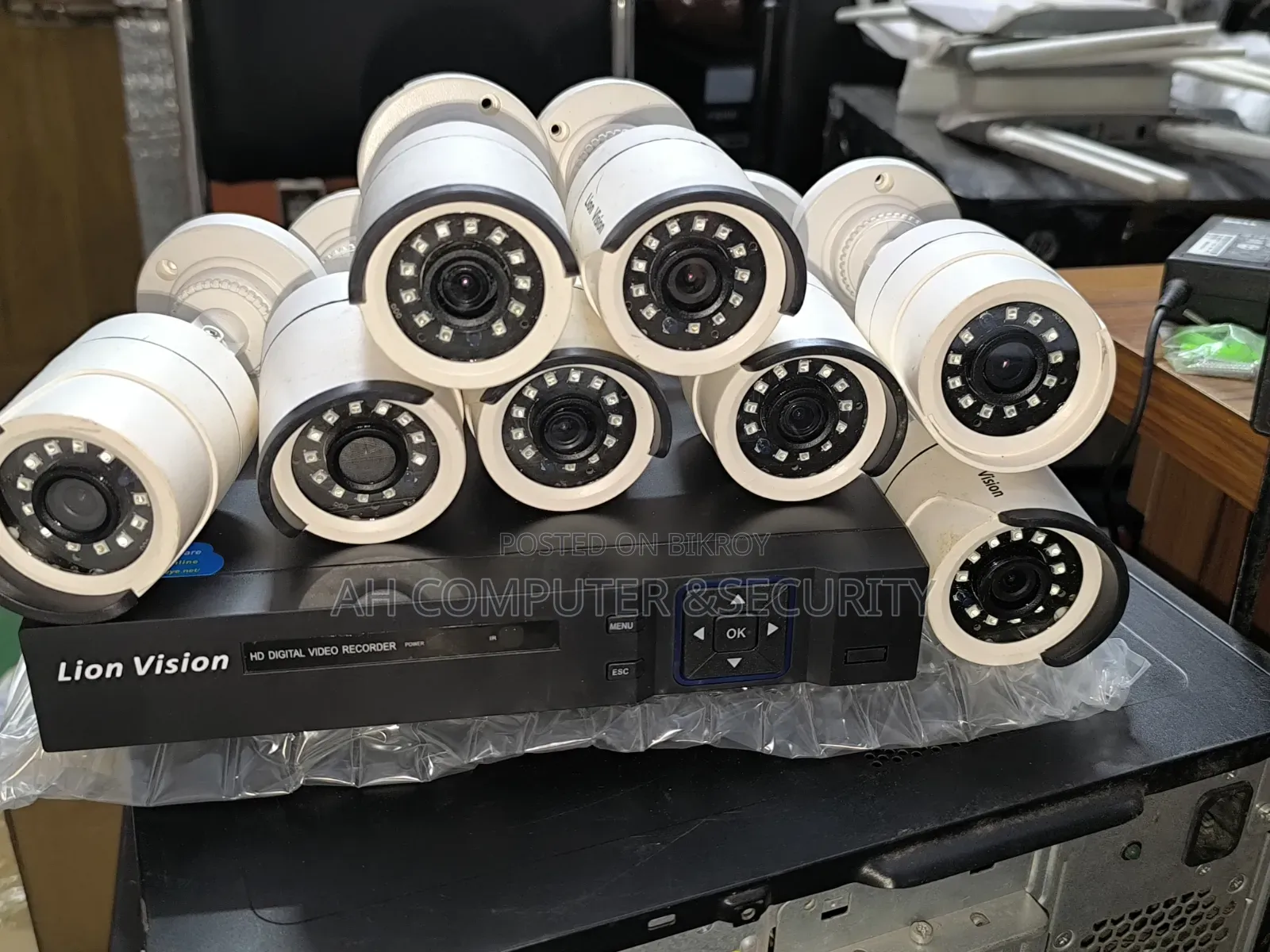 CCTV 8ch NVR 8pcs 2mp Bullet Camera