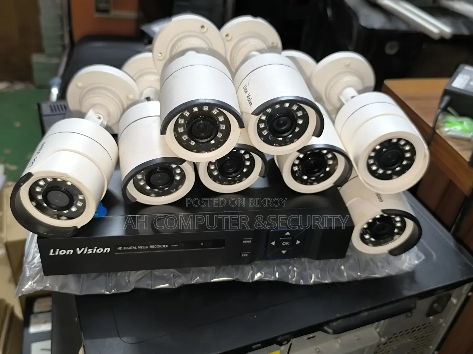 CCTV 8ch NVR 8pcs 2mp Bullet Camera
