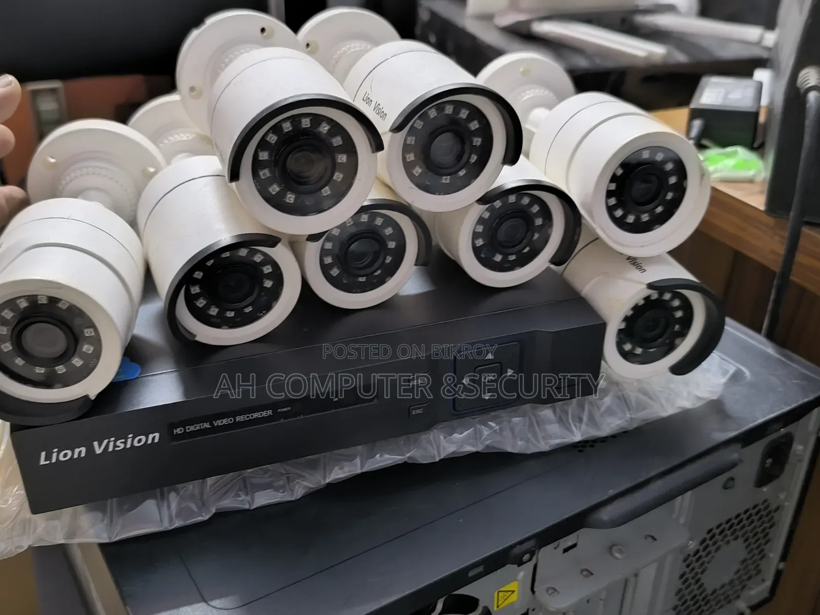 CCTV 8ch NVR 8pcs 2mp Bullet Camera
