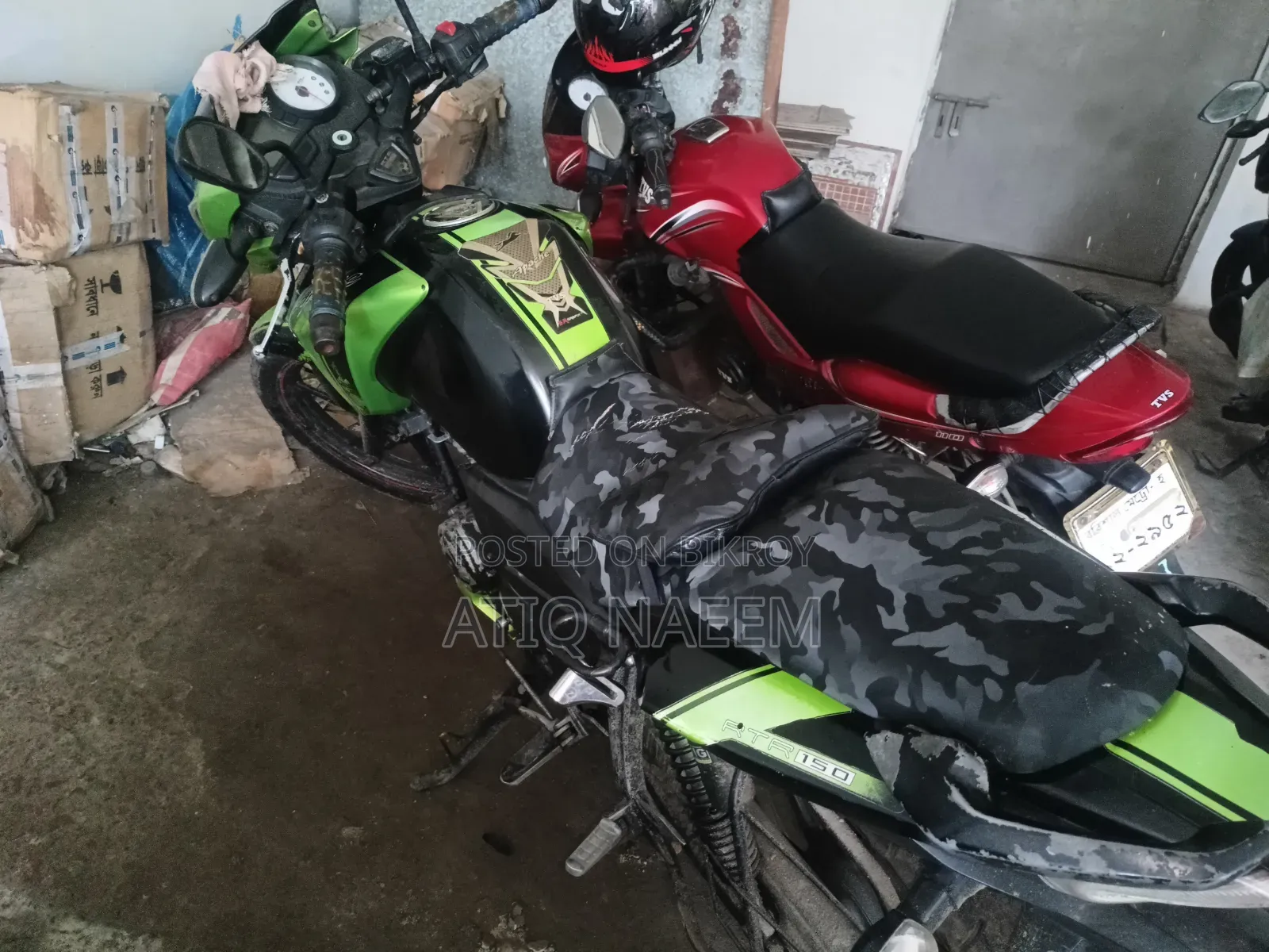TVS Apache RTR 160 2V 2015 Green