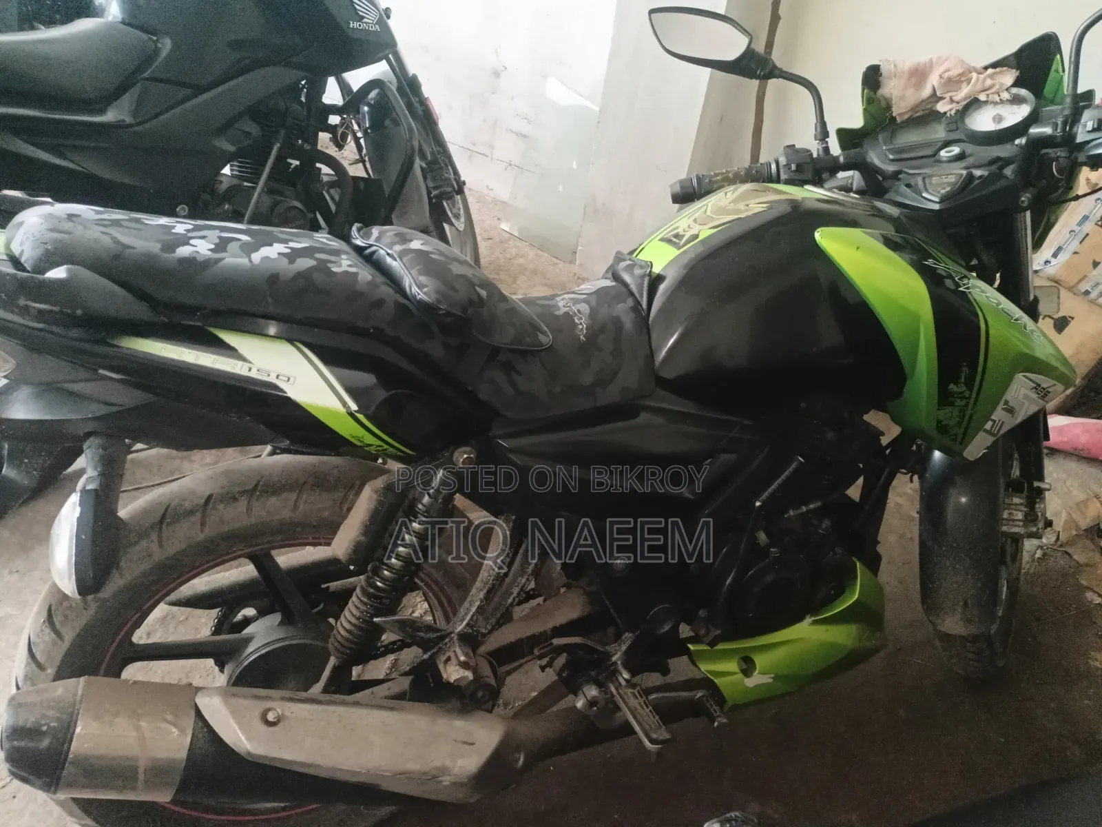 TVS Apache RTR 160 2V 2015 Green