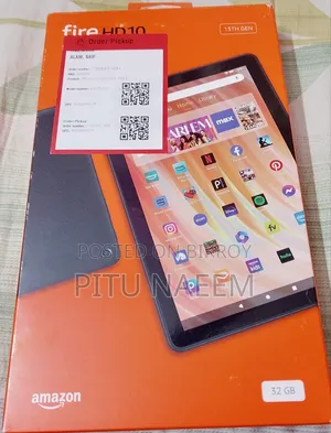 New Amazon Fire HD 10 32 GB Black
