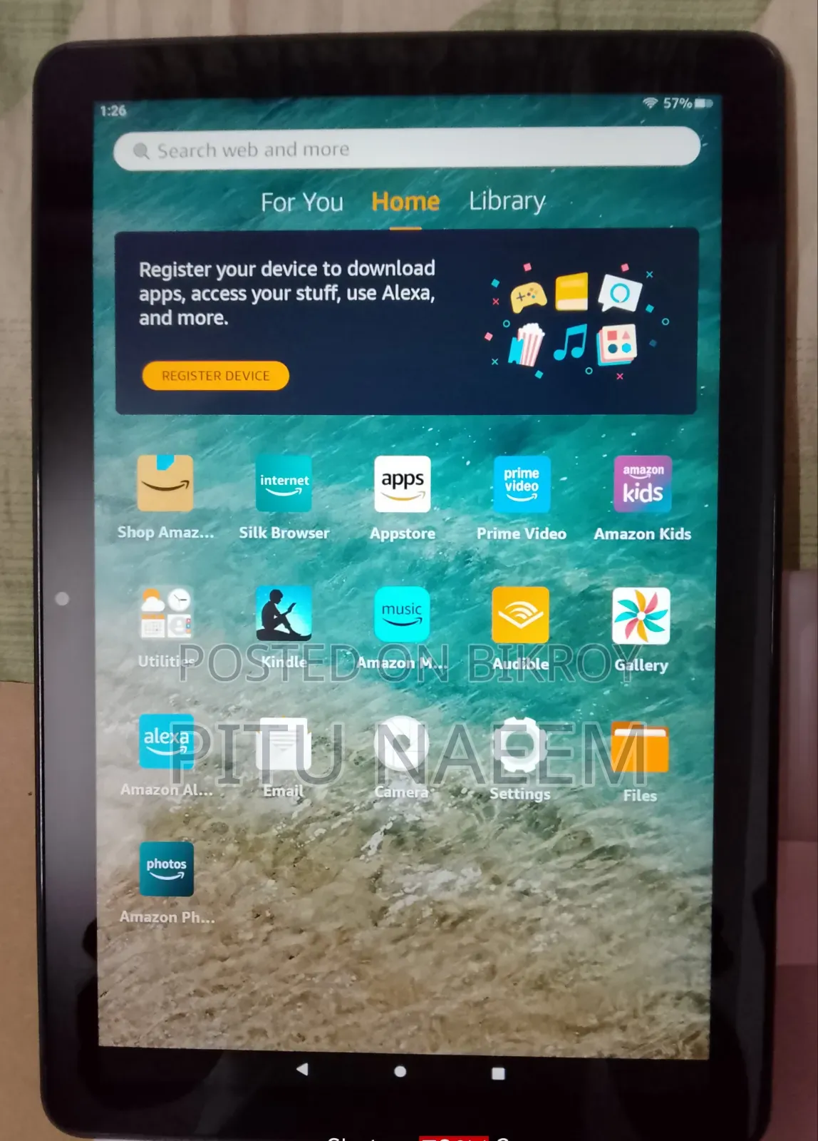New Amazon Fire HD 10 32 GB Black