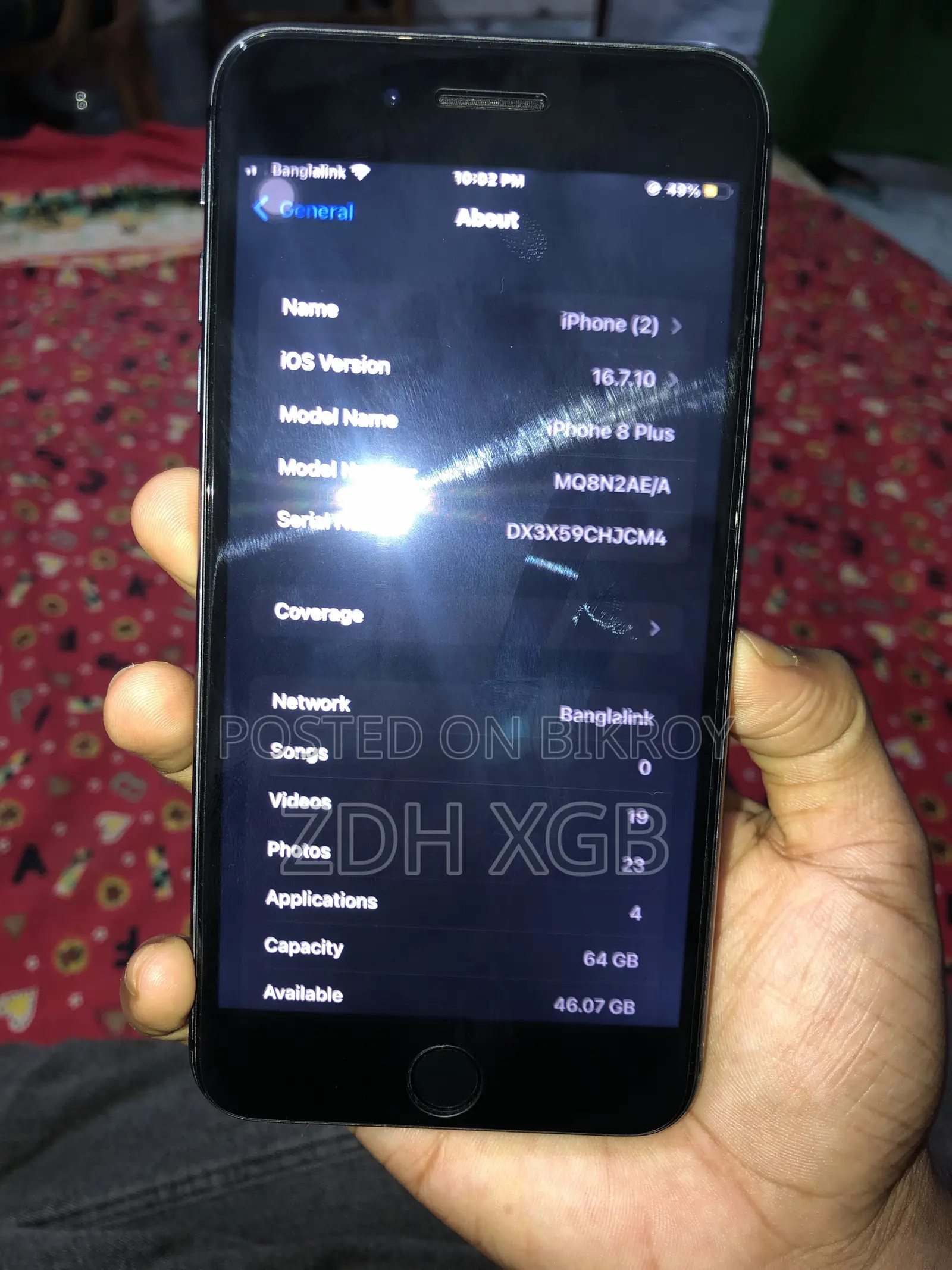 Apple iPhone 8 Plus 64 GB Black