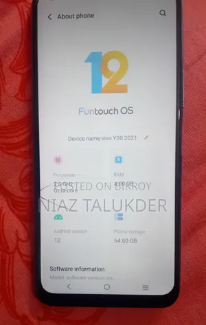 Vivo Y20 2021 64 GB Blue