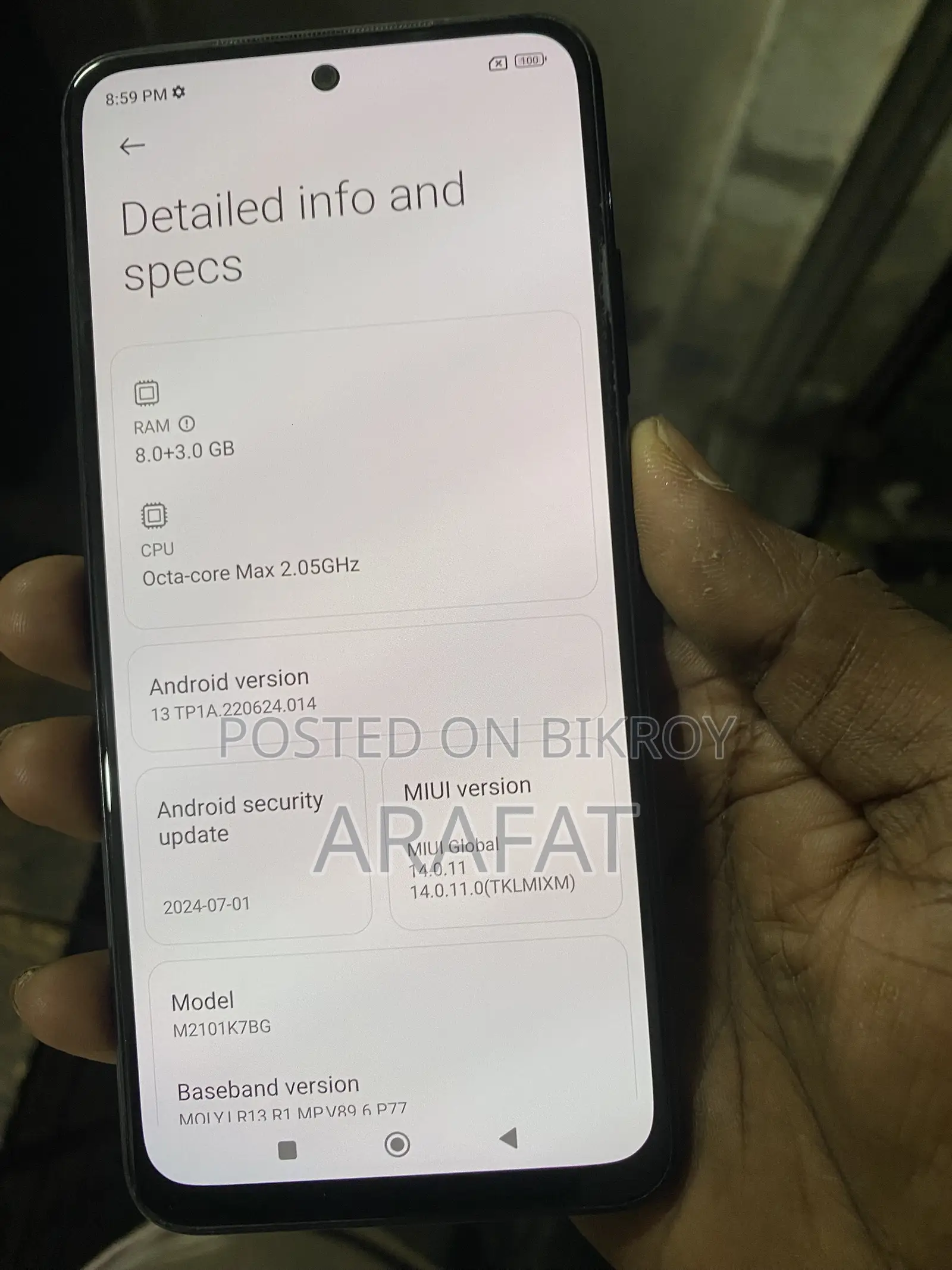 Xiaomi Redmi Note 10S 128 GB Black