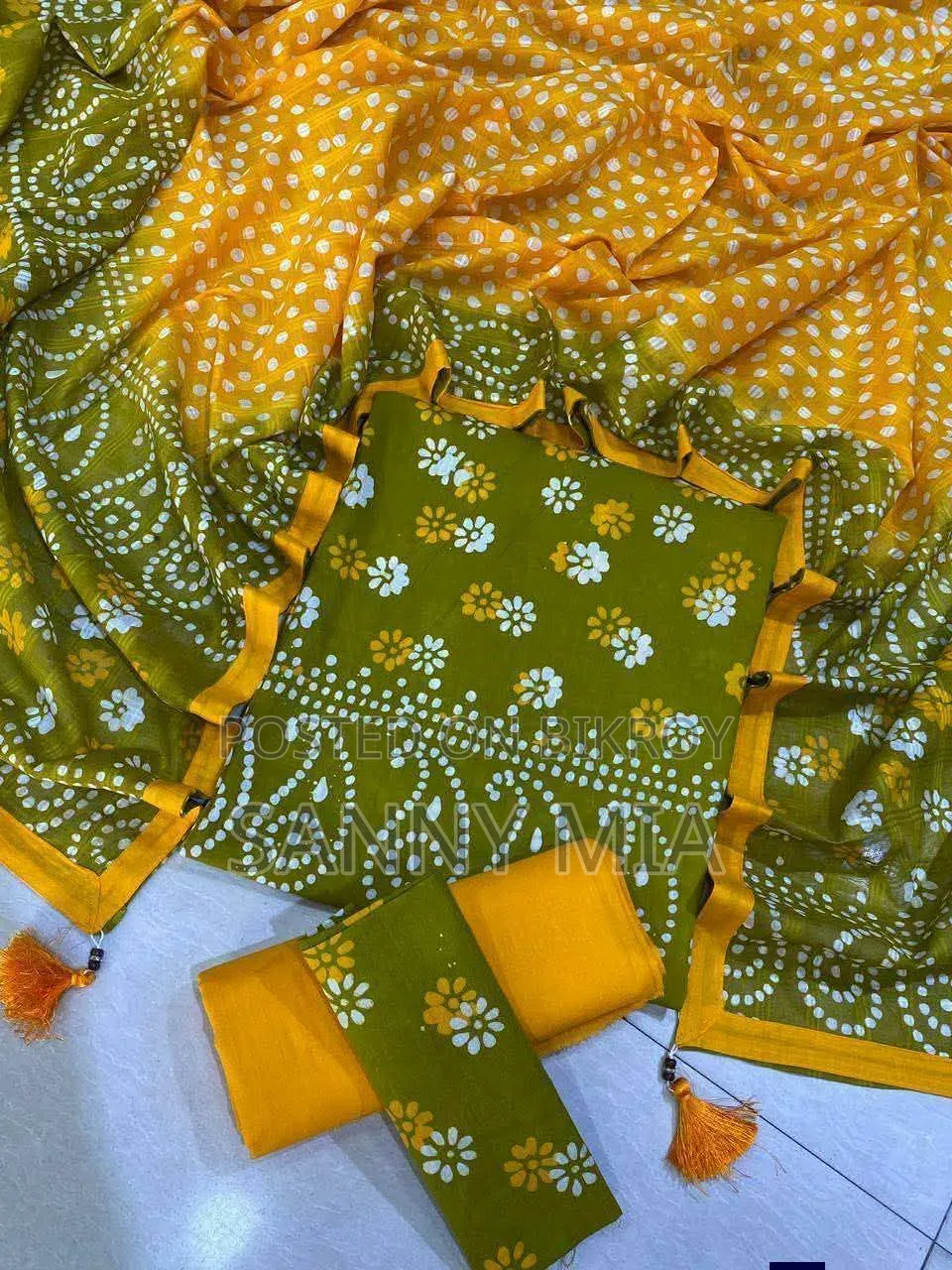 Beautiful Batik Cotton Three-Piece Collection