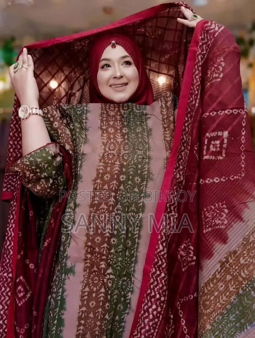 Beautiful Batik Cotton Three-Piece Collection