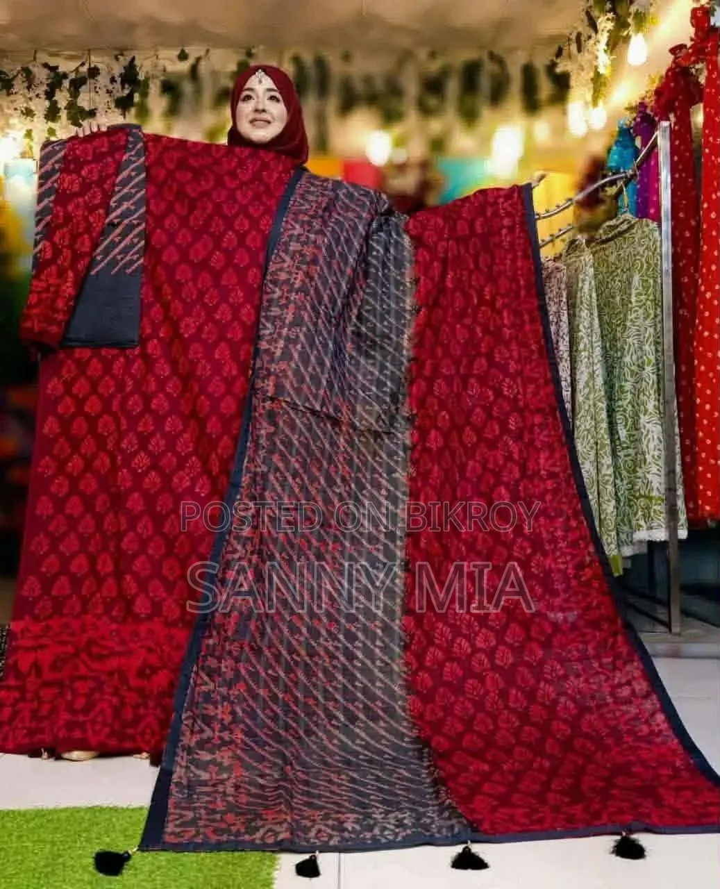 Beautiful Batik Cotton Three-Piece Collection