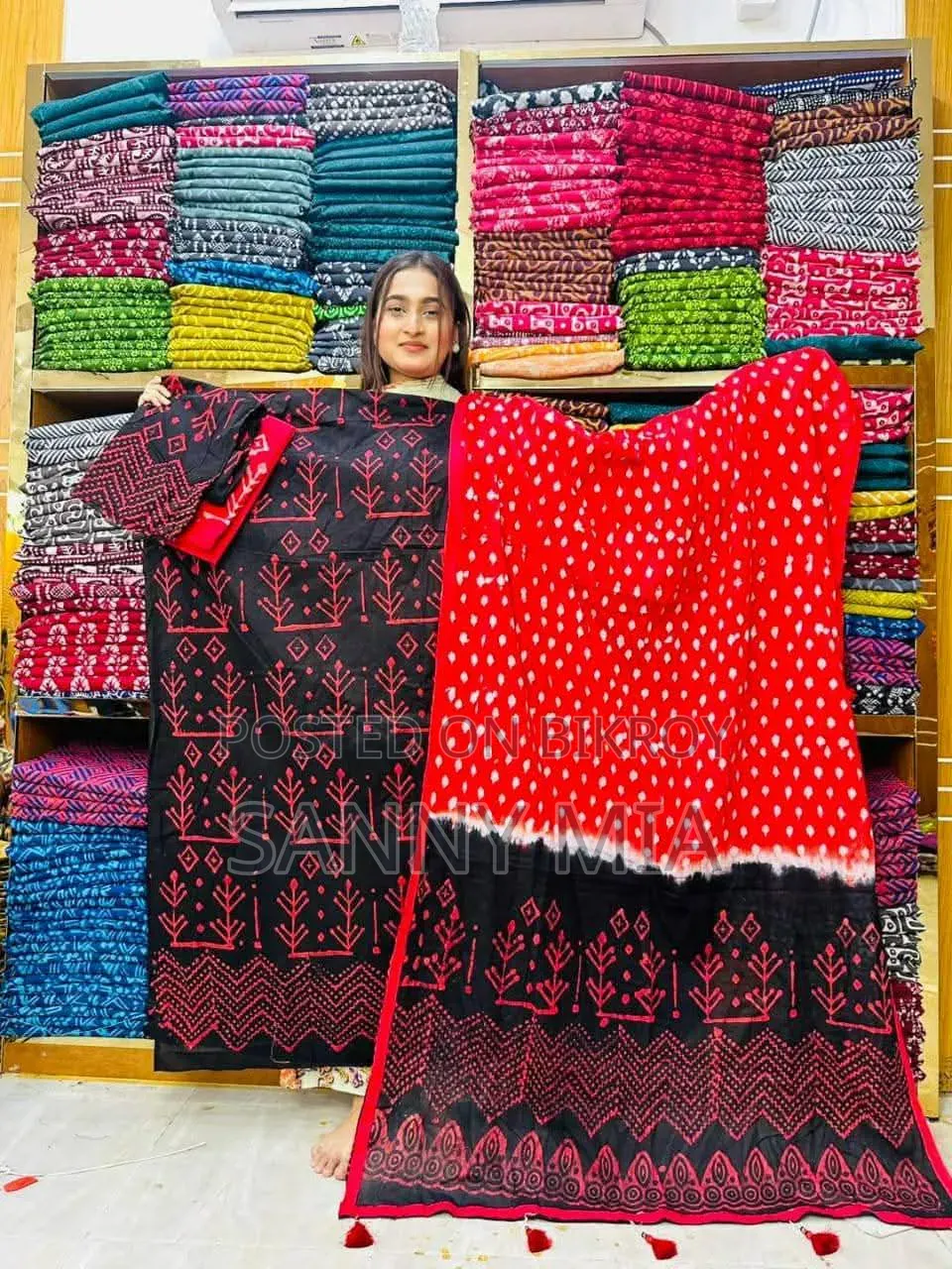 Beautiful Batik Cotton Three-Piece Collection