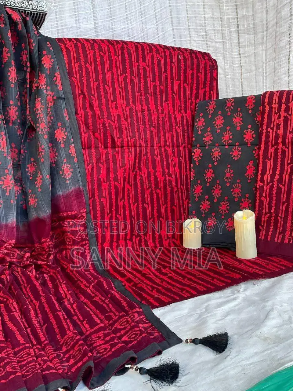 Beautiful Batik Cotton Three-Piece Collection
