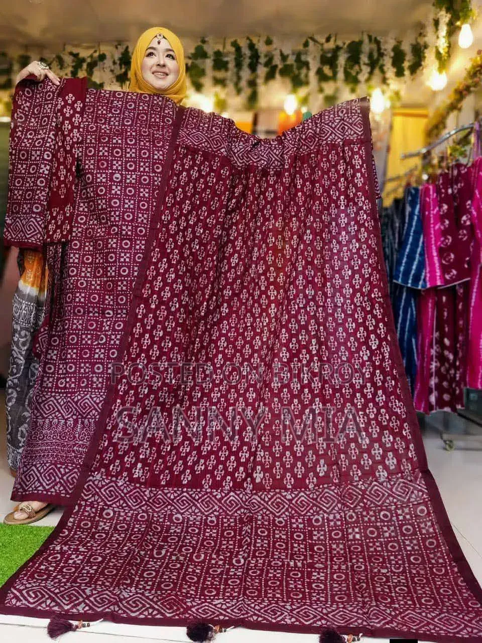 Beautiful Batik Cotton Three-Piece Collection